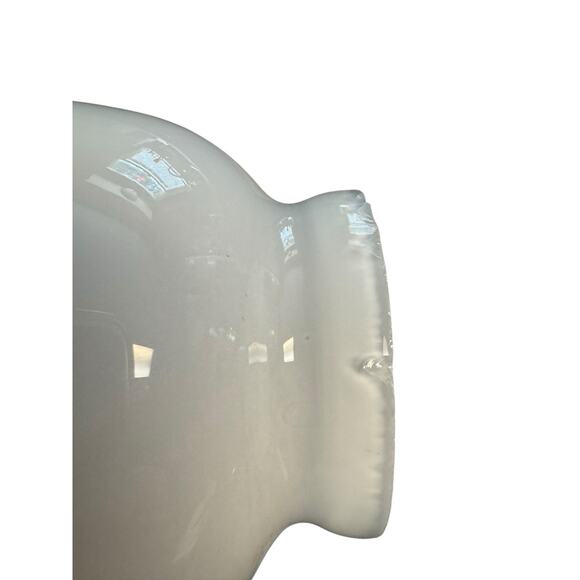 VTG 1980s Luster Milk Glass Ceiling Fan Globe Rose 3 Piece Set Floral Cottage - Picture 13 of 13